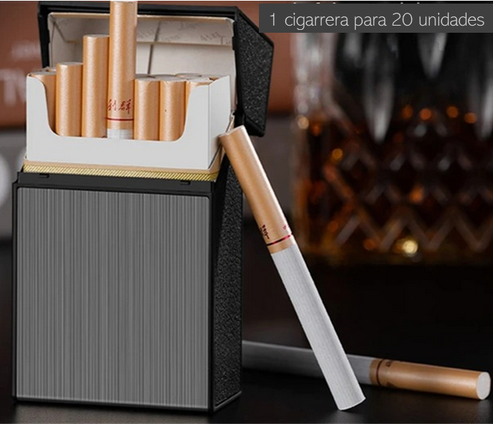 EcoFlare™ Cigarrera con encendedor Recargable